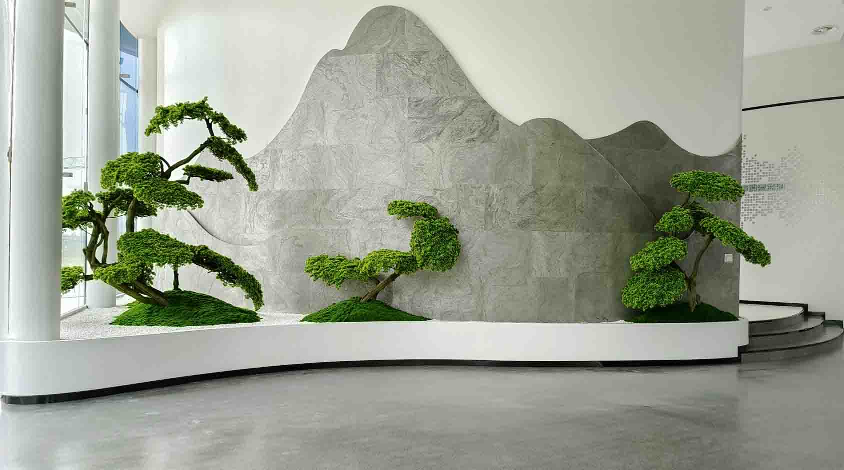 室内植物造景 | 交子空间别有天地的中式景观